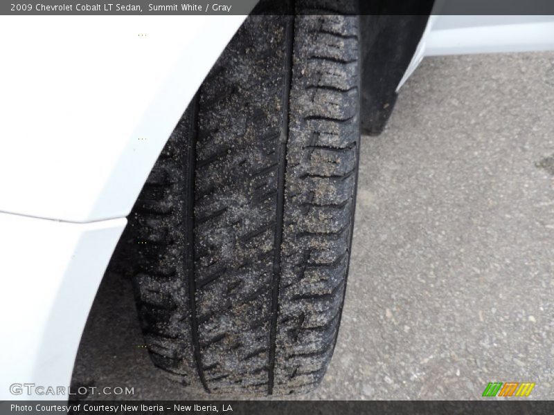 Summit White / Gray 2009 Chevrolet Cobalt LT Sedan