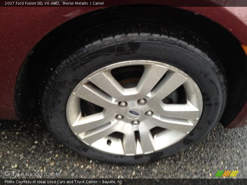 Merlot Metallic / Camel 2007 Ford Fusion SEL V6 AWD