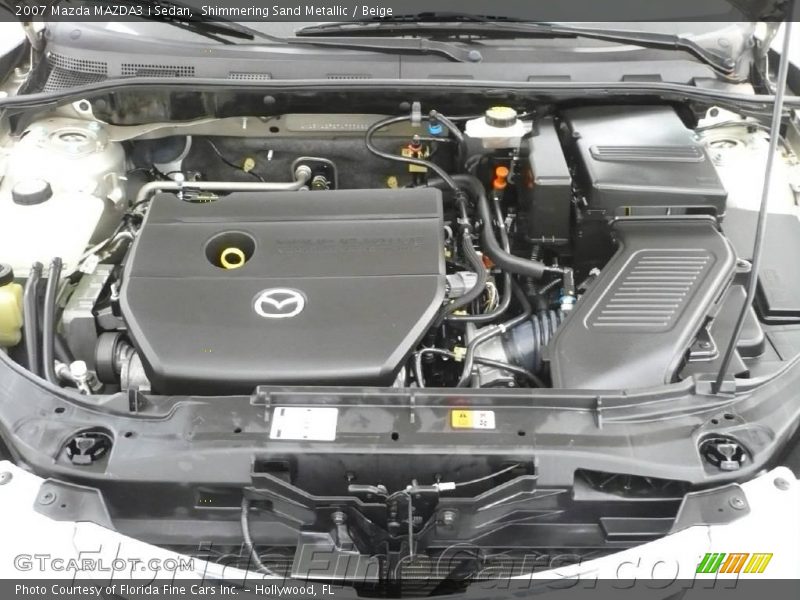 Shimmering Sand Metallic / Beige 2007 Mazda MAZDA3 i Sedan