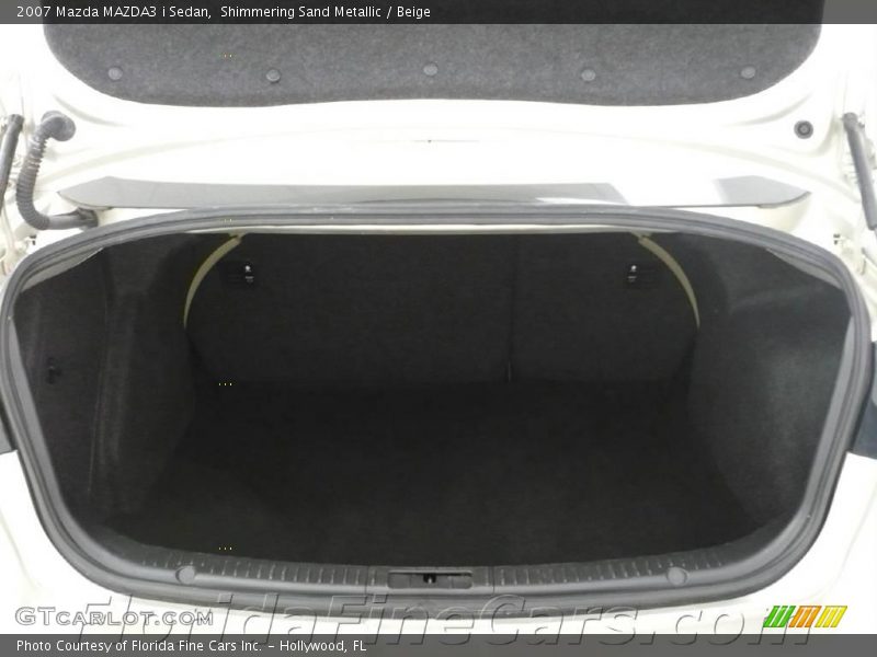 Shimmering Sand Metallic / Beige 2007 Mazda MAZDA3 i Sedan