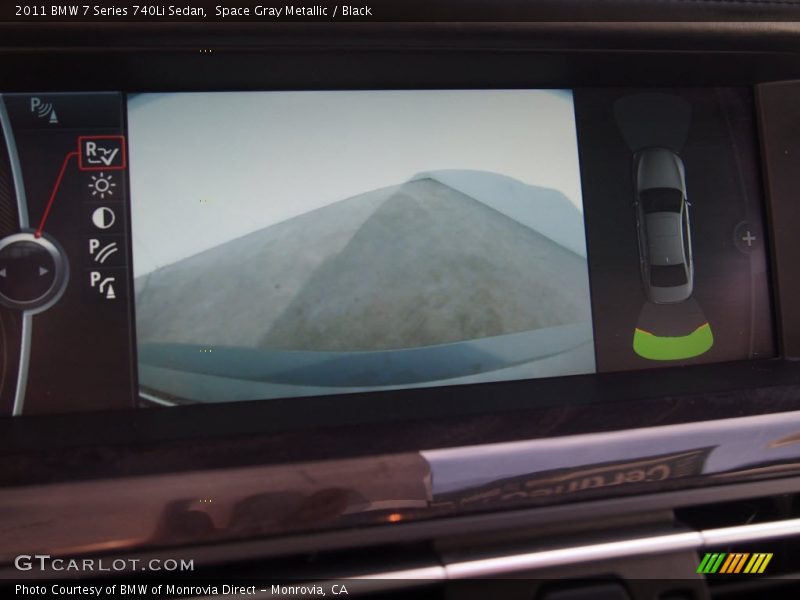 Space Gray Metallic / Black 2011 BMW 7 Series 740Li Sedan
