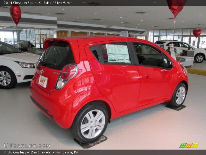 Salsa / Silver/Silver 2014 Chevrolet Spark LS