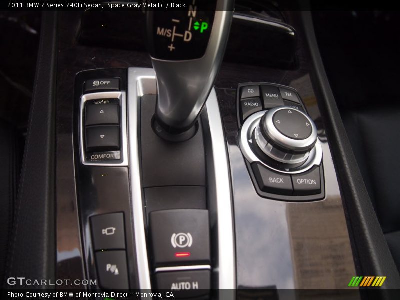 Space Gray Metallic / Black 2011 BMW 7 Series 740Li Sedan