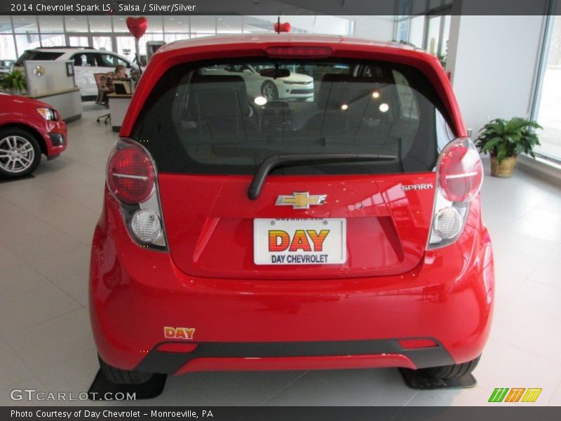 Salsa / Silver/Silver 2014 Chevrolet Spark LS