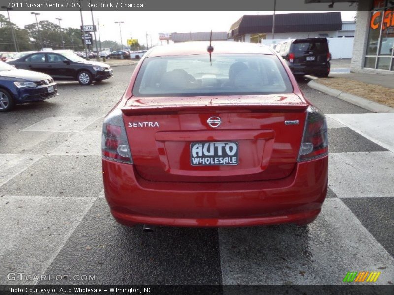 Red Brick / Charcoal 2011 Nissan Sentra 2.0 S