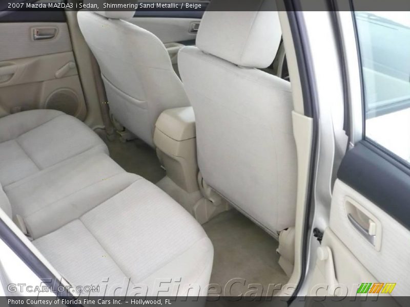 Shimmering Sand Metallic / Beige 2007 Mazda MAZDA3 i Sedan