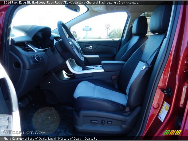 Front Seat of 2014 Edge SEL EcoBoost
