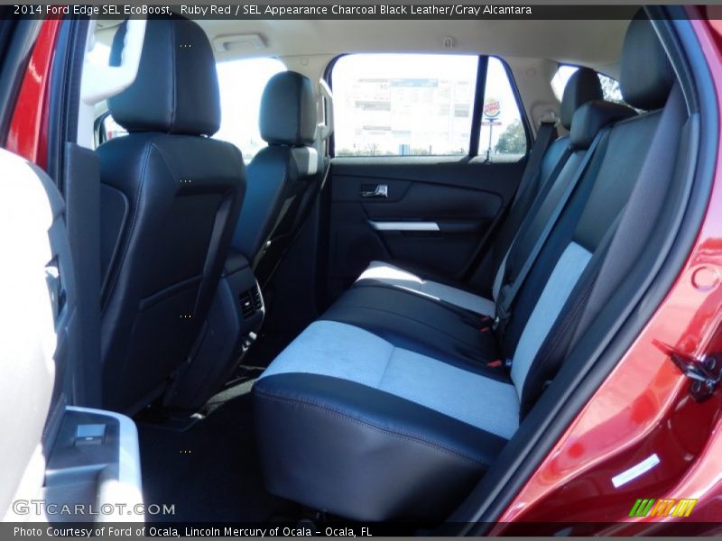 Rear Seat of 2014 Edge SEL EcoBoost