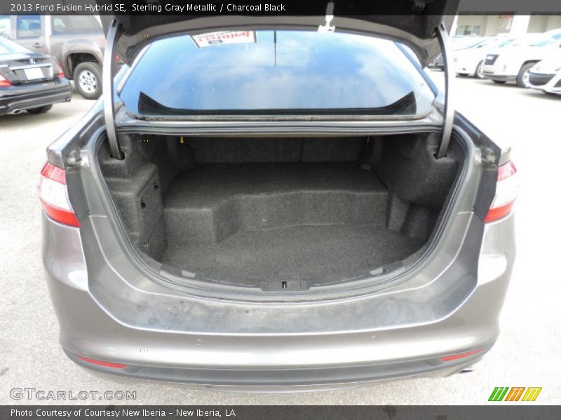 Sterling Gray Metallic / Charcoal Black 2013 Ford Fusion Hybrid SE