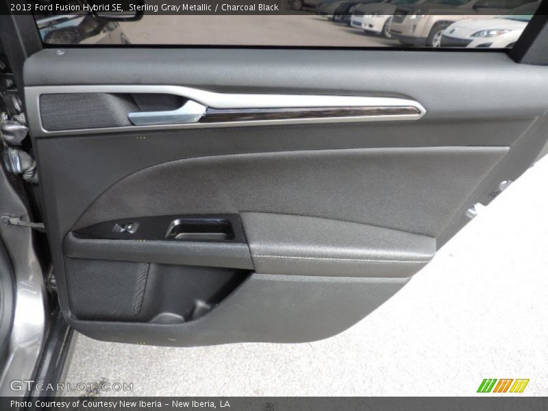 Sterling Gray Metallic / Charcoal Black 2013 Ford Fusion Hybrid SE