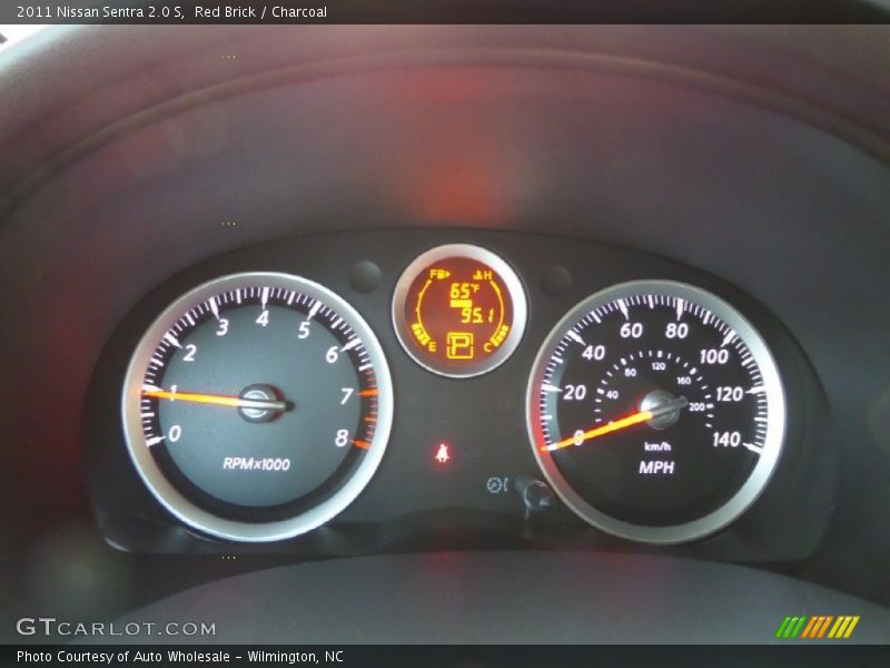 Red Brick / Charcoal 2011 Nissan Sentra 2.0 S