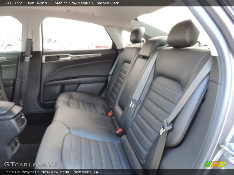 Sterling Gray Metallic / Charcoal Black 2013 Ford Fusion Hybrid SE