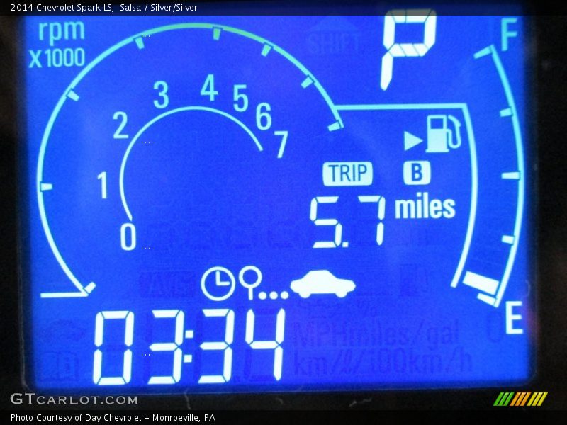 Salsa / Silver/Silver 2014 Chevrolet Spark LS