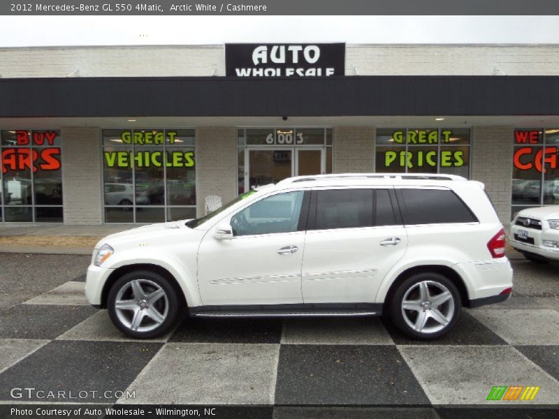 Arctic White / Cashmere 2012 Mercedes-Benz GL 550 4Matic