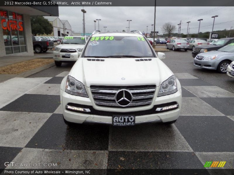 Arctic White / Cashmere 2012 Mercedes-Benz GL 550 4Matic