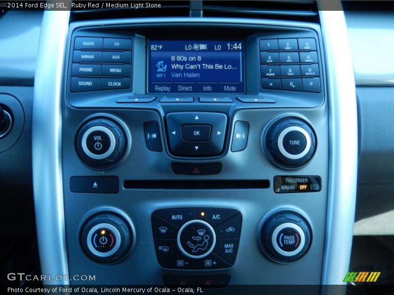 Controls of 2014 Edge SEL