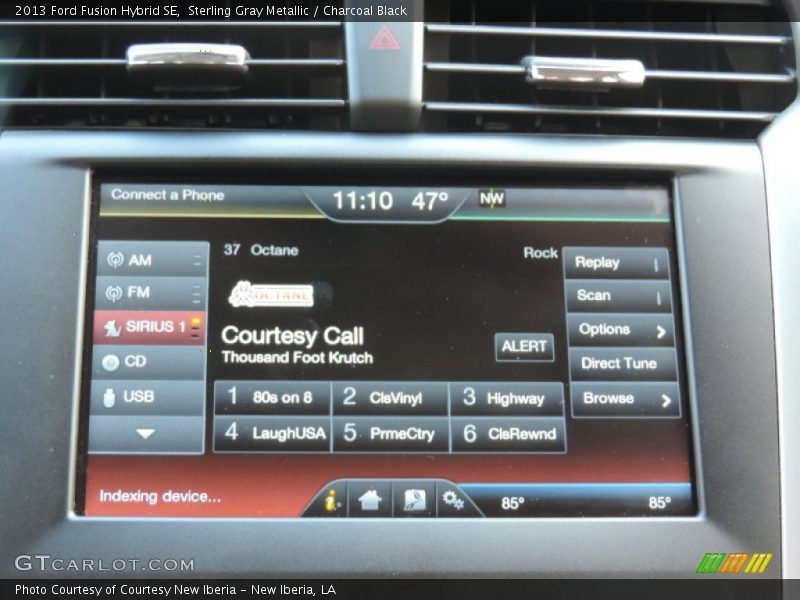 Sterling Gray Metallic / Charcoal Black 2013 Ford Fusion Hybrid SE