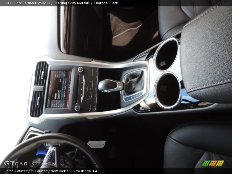 Sterling Gray Metallic / Charcoal Black 2013 Ford Fusion Hybrid SE
