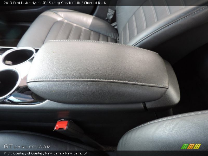 Sterling Gray Metallic / Charcoal Black 2013 Ford Fusion Hybrid SE
