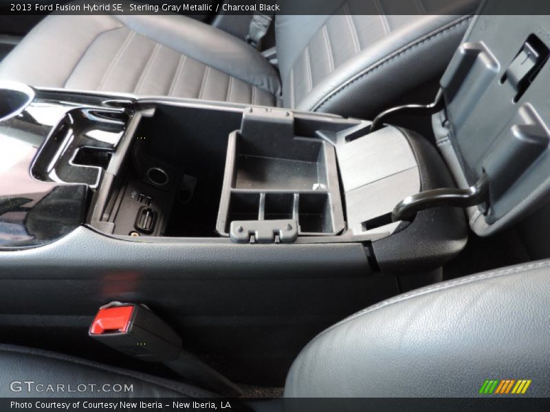 Sterling Gray Metallic / Charcoal Black 2013 Ford Fusion Hybrid SE