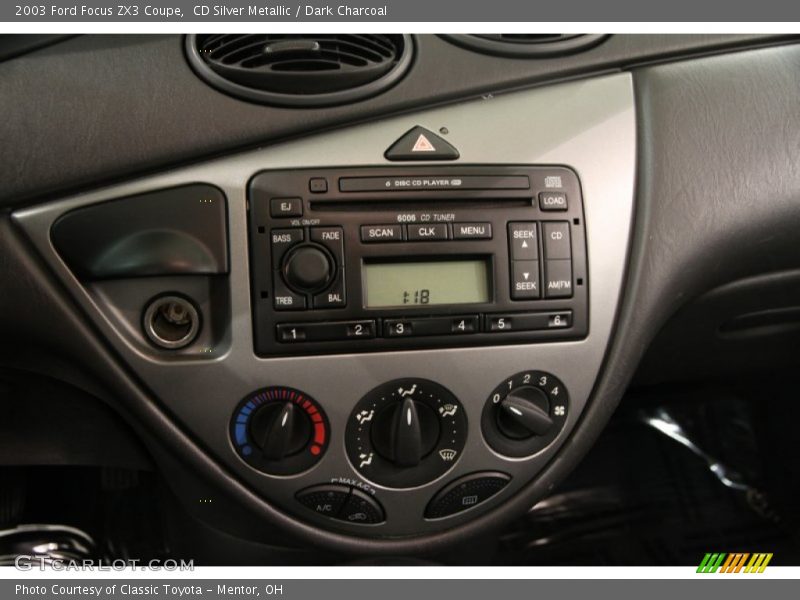 Controls of 2003 Focus ZX3 Coupe
