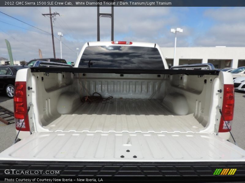 White Diamond Tricoat / Dark Titanium/Light Titanium 2012 GMC Sierra 1500 SLE Crew Cab