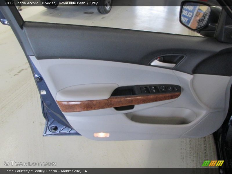 Royal Blue Pearl / Gray 2012 Honda Accord EX Sedan