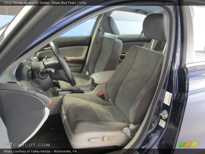 Royal Blue Pearl / Gray 2012 Honda Accord EX Sedan