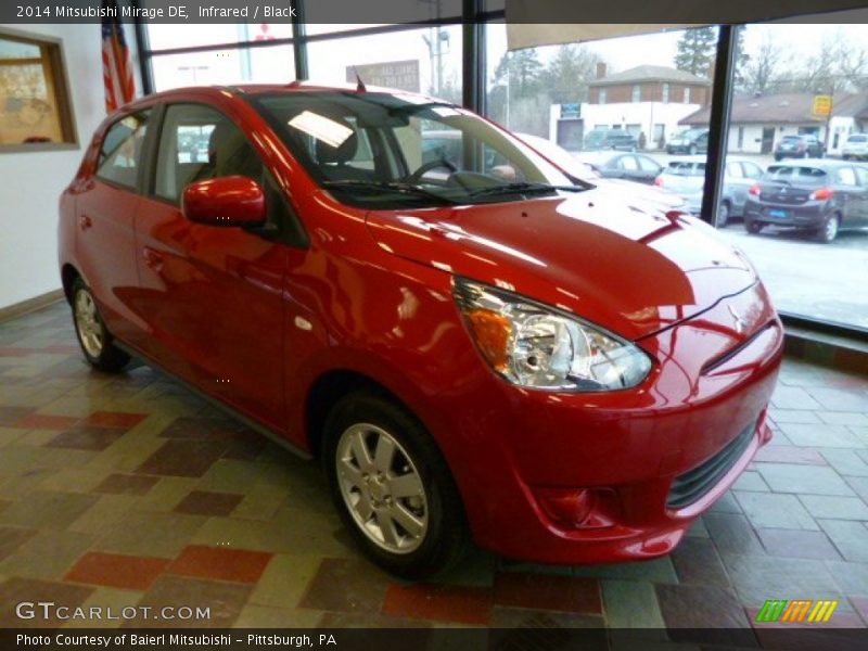 Infrared / Black 2014 Mitsubishi Mirage DE