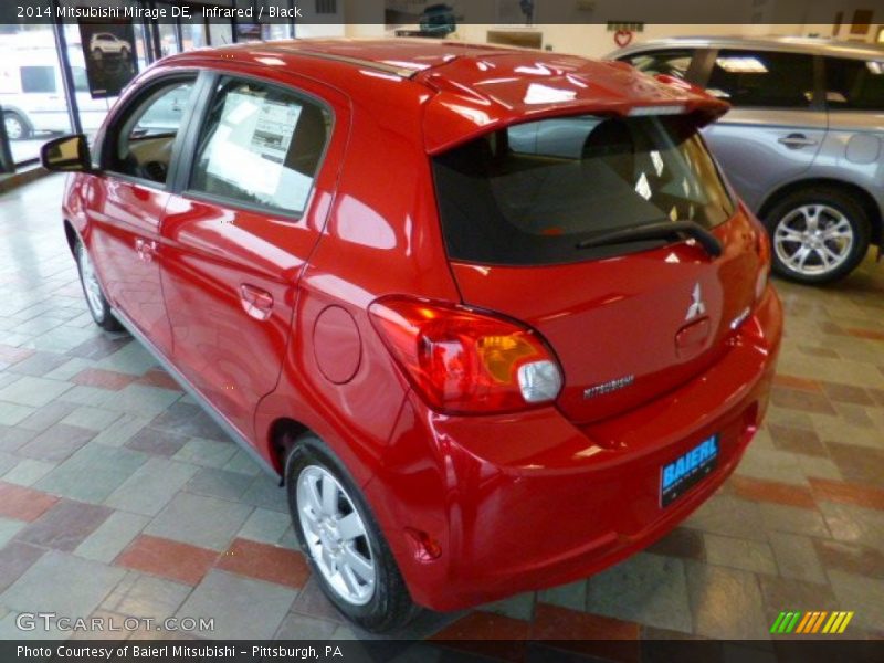Infrared / Black 2014 Mitsubishi Mirage DE