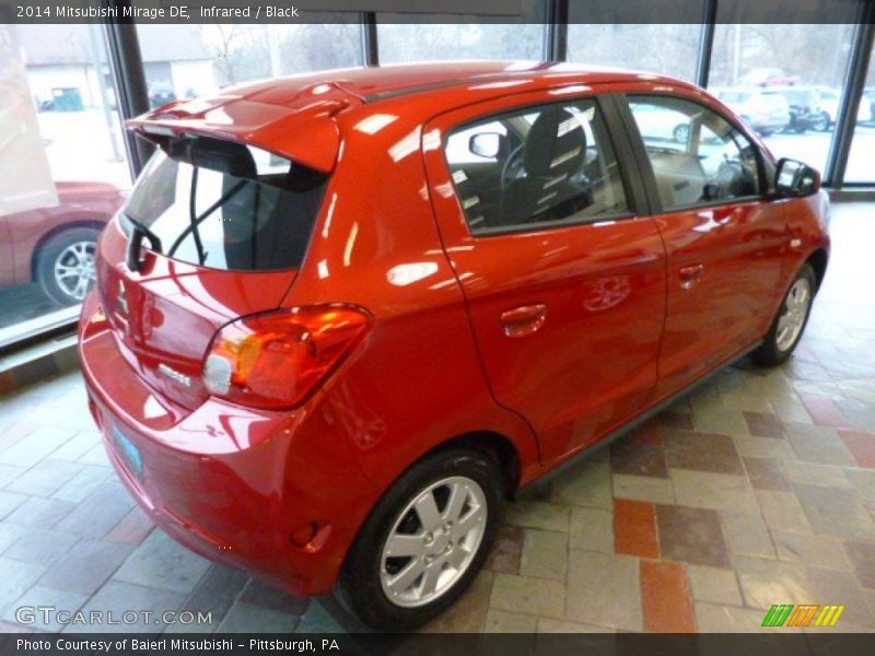 Infrared / Black 2014 Mitsubishi Mirage DE