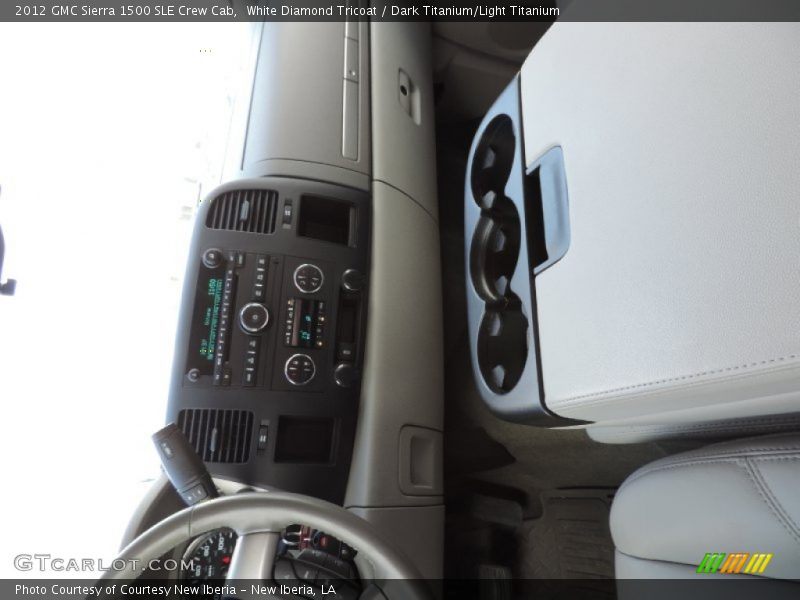 White Diamond Tricoat / Dark Titanium/Light Titanium 2012 GMC Sierra 1500 SLE Crew Cab