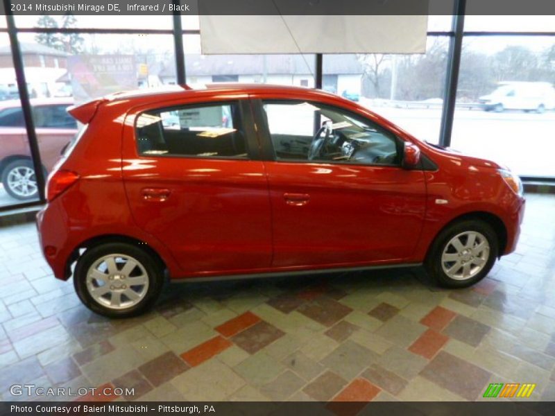 Infrared / Black 2014 Mitsubishi Mirage DE