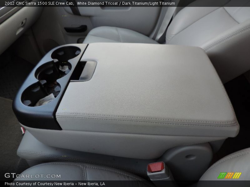 White Diamond Tricoat / Dark Titanium/Light Titanium 2012 GMC Sierra 1500 SLE Crew Cab