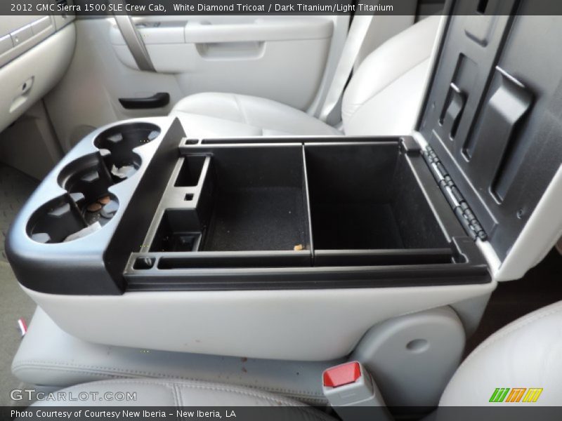 White Diamond Tricoat / Dark Titanium/Light Titanium 2012 GMC Sierra 1500 SLE Crew Cab