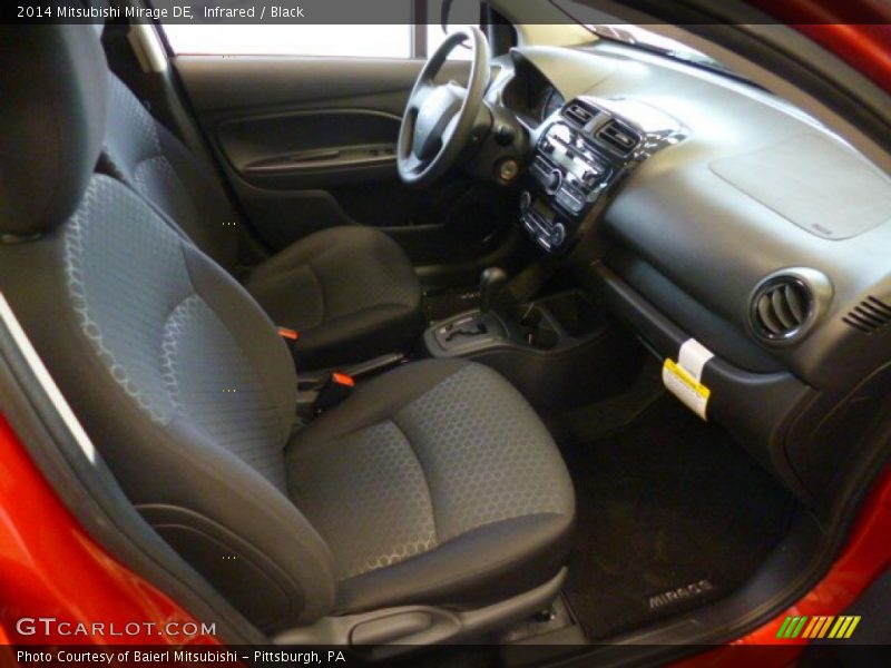 Infrared / Black 2014 Mitsubishi Mirage DE