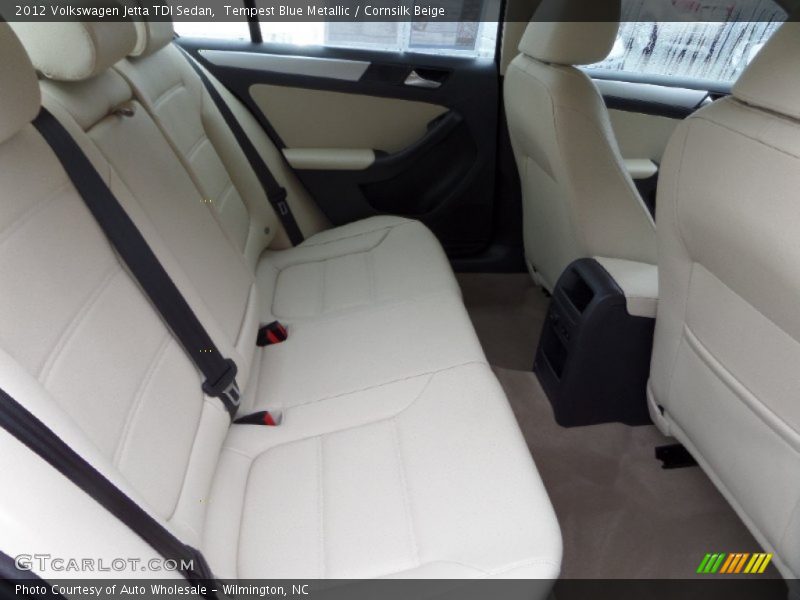 Tempest Blue Metallic / Cornsilk Beige 2012 Volkswagen Jetta TDI Sedan