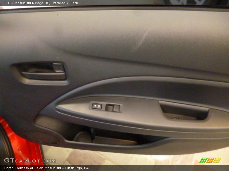 Infrared / Black 2014 Mitsubishi Mirage DE