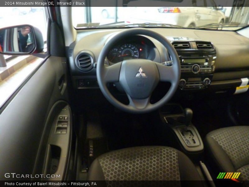 Infrared / Black 2014 Mitsubishi Mirage DE