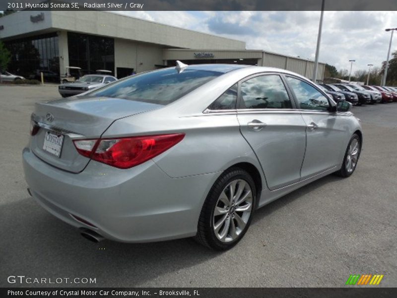 Radiant Silver / Gray 2011 Hyundai Sonata SE