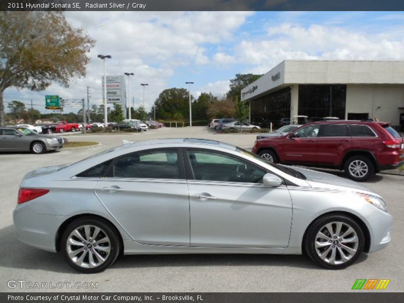 Radiant Silver / Gray 2011 Hyundai Sonata SE