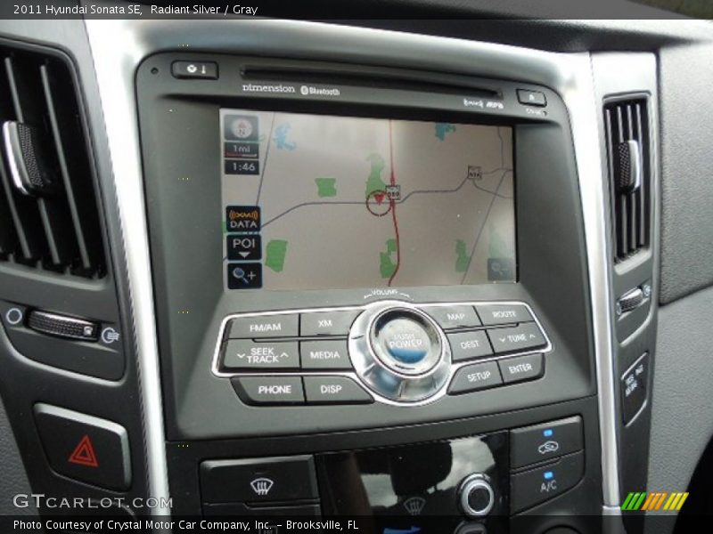 Radiant Silver / Gray 2011 Hyundai Sonata SE