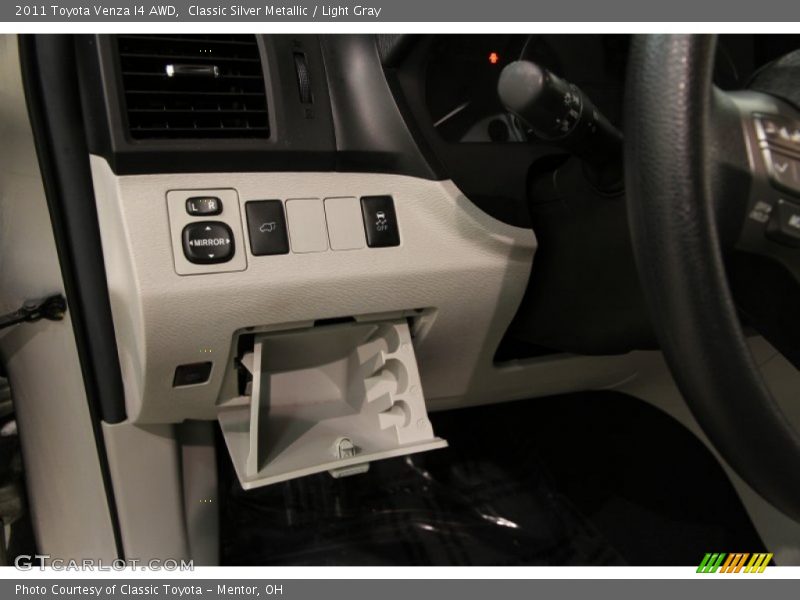 Classic Silver Metallic / Light Gray 2011 Toyota Venza I4 AWD