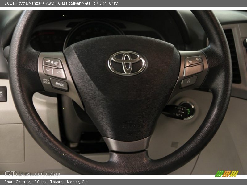  2011 Venza I4 AWD Steering Wheel