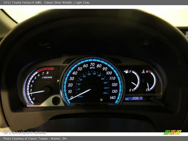  2011 Venza I4 AWD I4 AWD Gauges