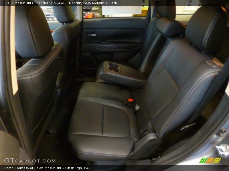 Mercury Gray Metallic / Black 2014 Mitsubishi Outlander SE S-AWC