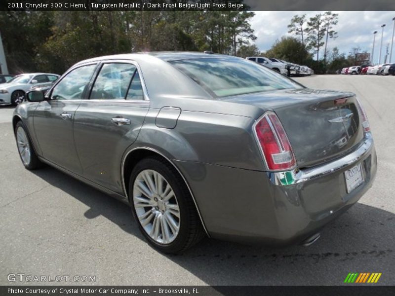 Tungsten Metallic / Dark Frost Beige/Light Frost Beige 2011 Chrysler 300 C Hemi