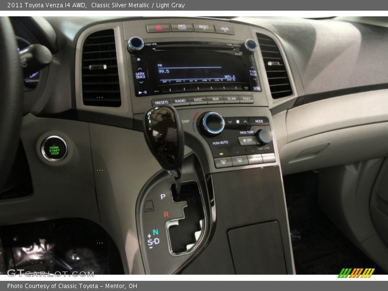 Controls of 2011 Venza I4 AWD