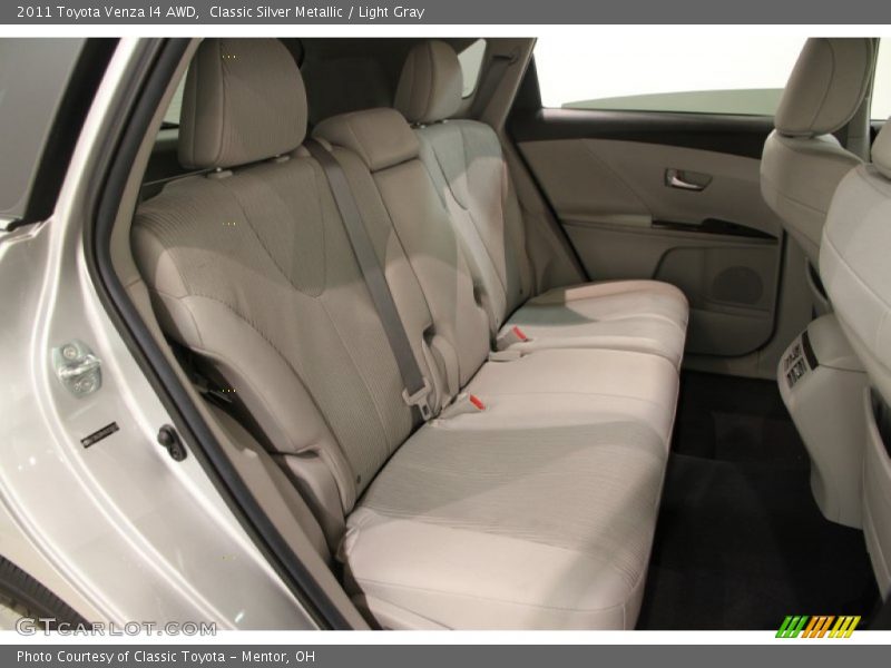 Rear Seat of 2011 Venza I4 AWD