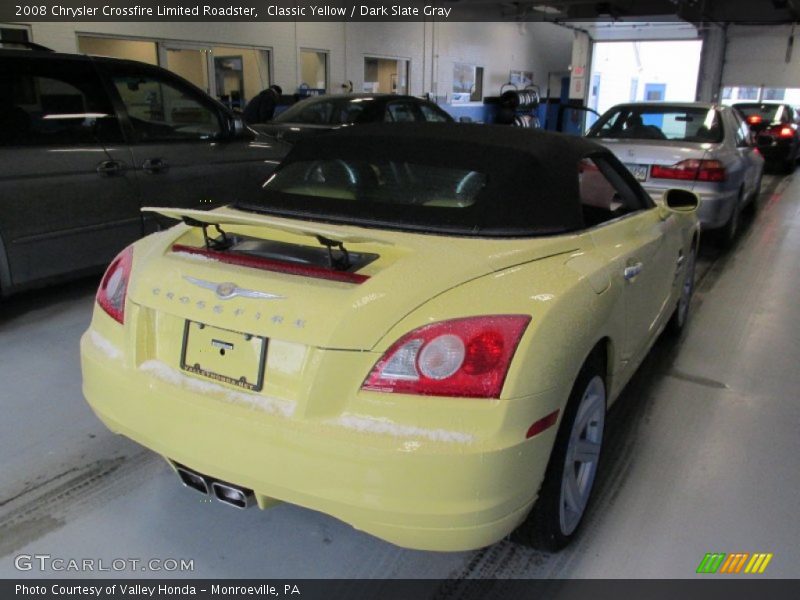 Classic Yellow / Dark Slate Gray 2008 Chrysler Crossfire Limited Roadster